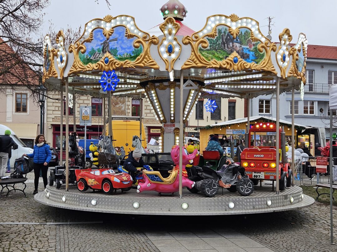 Carousel in the square