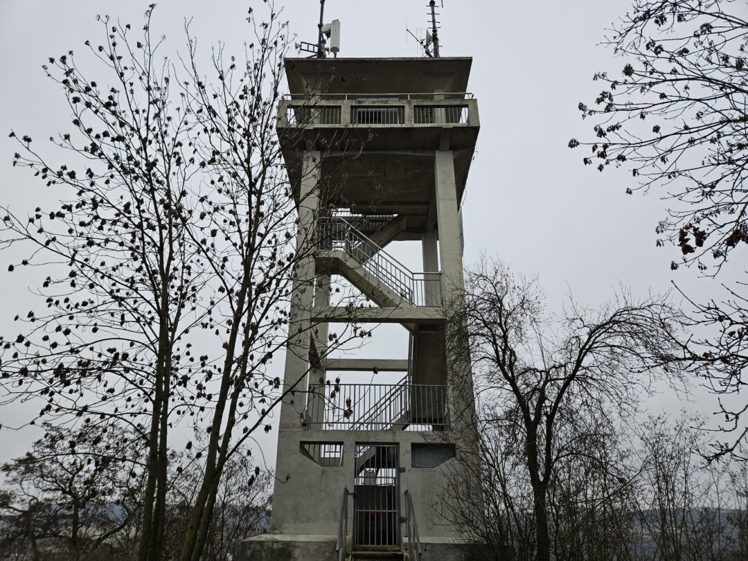 The Městská hora observation tower was closed.