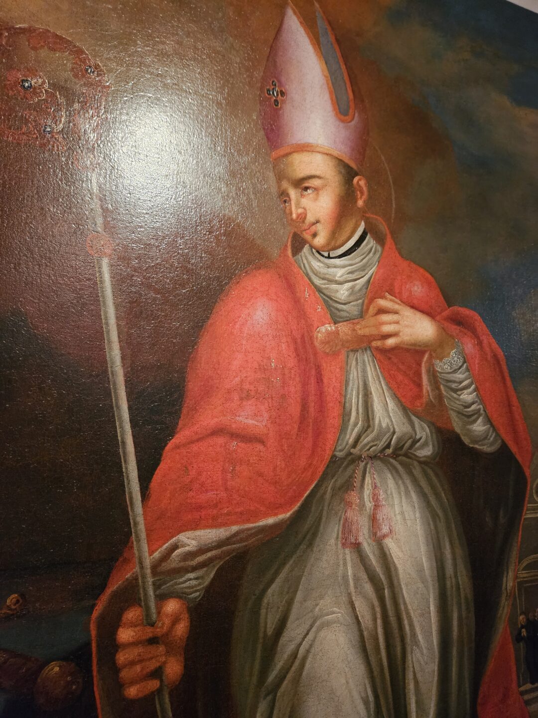 Notice the fingers on the right hand. It's not just AI that creates six-fingered images :D The painter's assistants, who finished the paintings for him, managed to do this long before Midjourney and co.